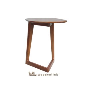 Wood, Oval Side Table, C Table for Sofa, Wooden Side Table, Trendy Table, Woodenlink, Bonjour C-Table