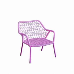 Wood, Pink Color Chair, Iron Frame, Chick Look, Vibrant Chair, Woodenlink, Musah Chair