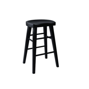 Wood, Wooden Black Stool, Stool for Island table, Stool for pantry, Durable Stool, Woodenlink, Emily Stool